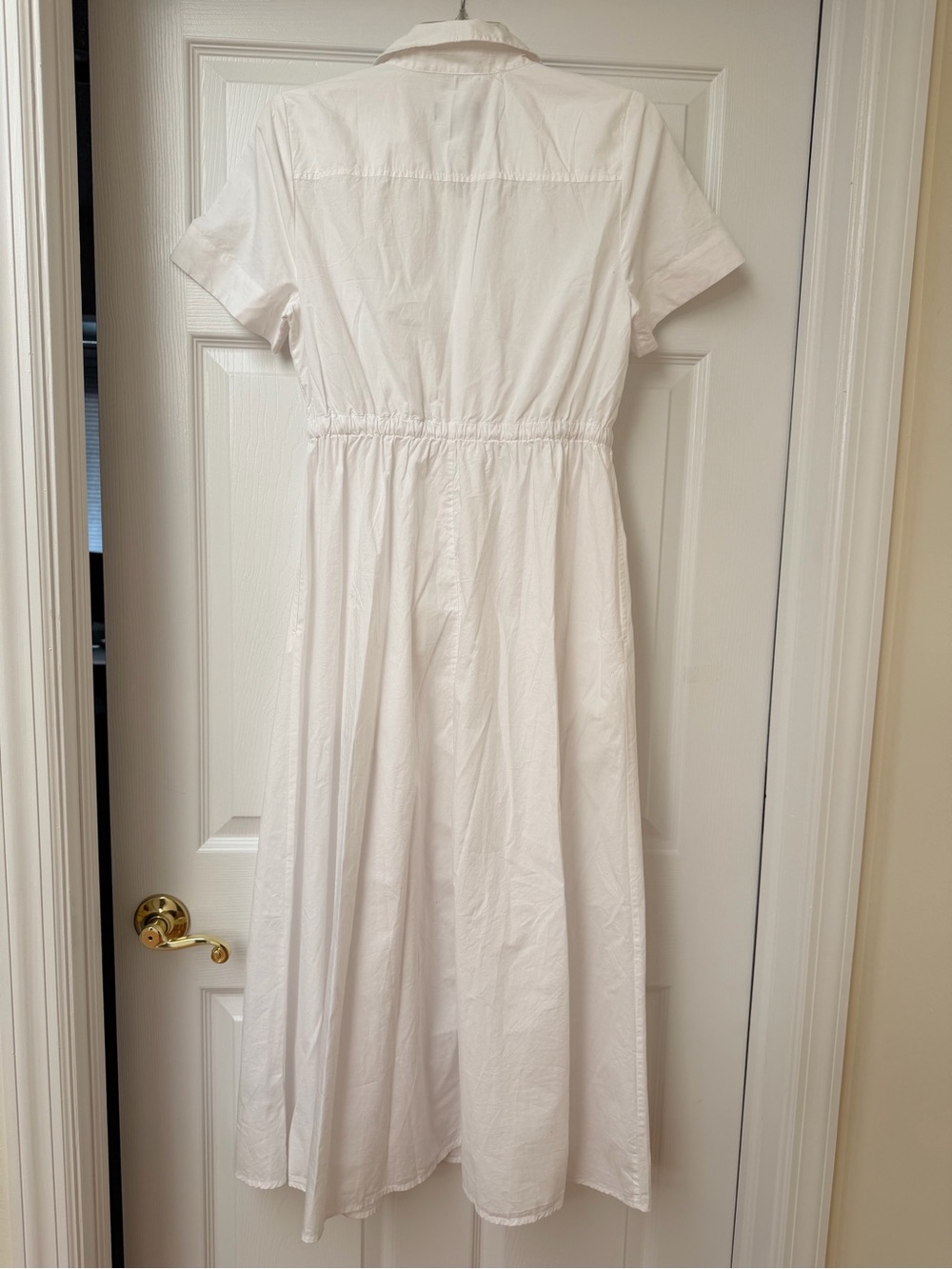 NWT J. Crew White Cotton Button-Up maxi dress - women’s size 6 - Picture 4 of 4